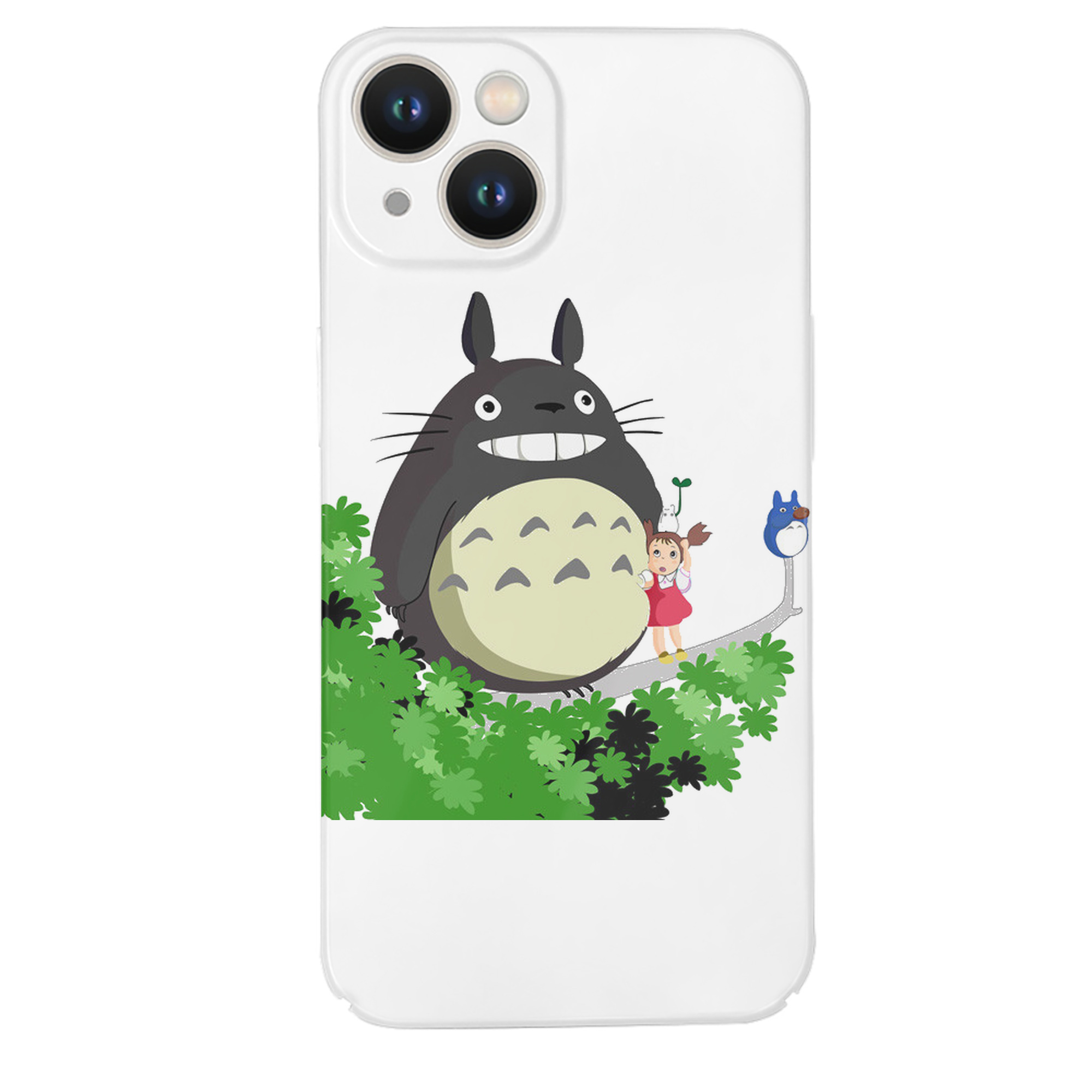 （画像用） となりのトトロ 草壁メイ 草壁サツキ My Neighbor Totoro Satsuki Kusakabe Mei Kusakabe 【iPhone 14シリーズ対応】ハードケース
